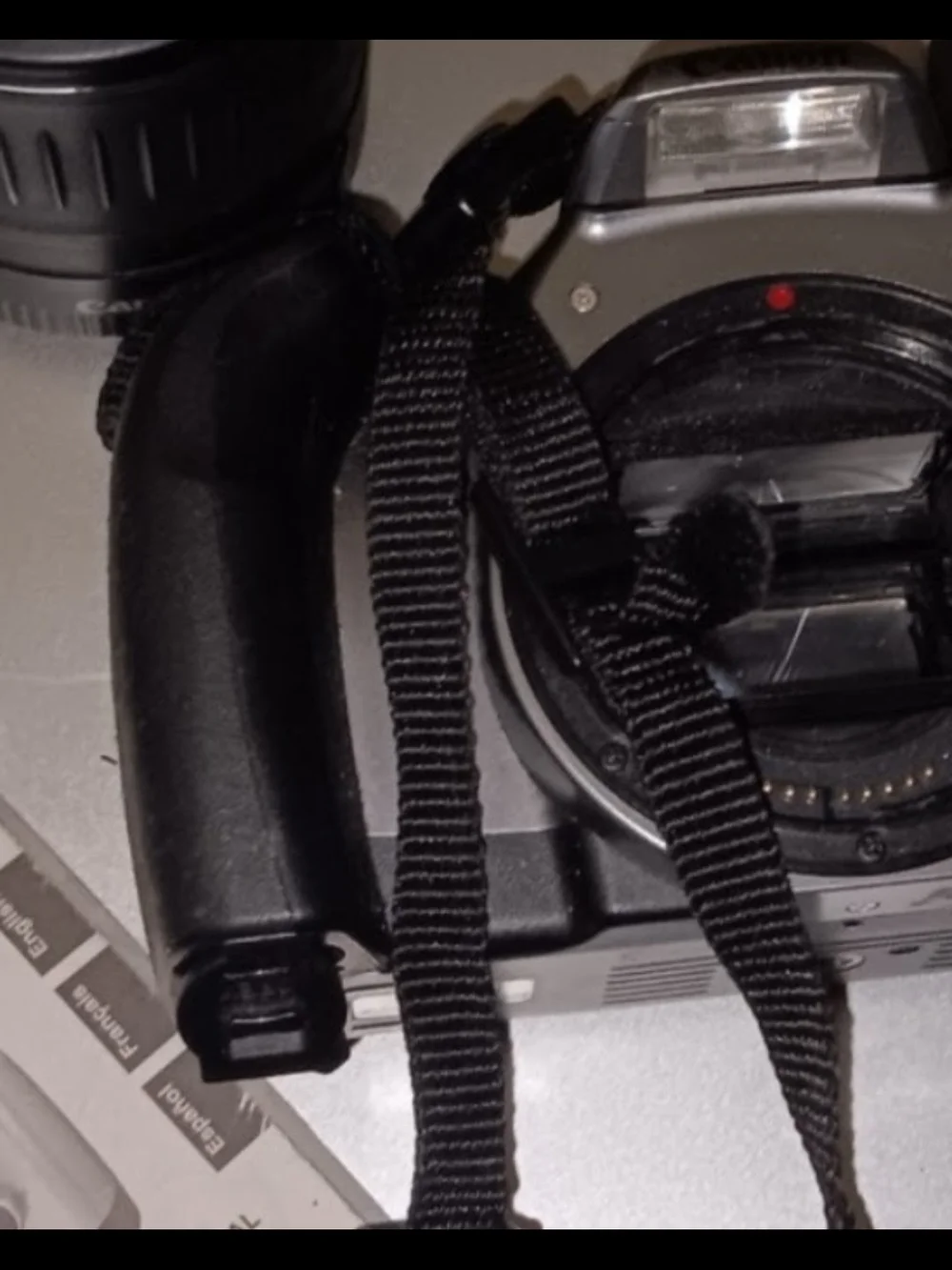 Canon DSLR Camera in Black and Silver with 28-90mm Lens